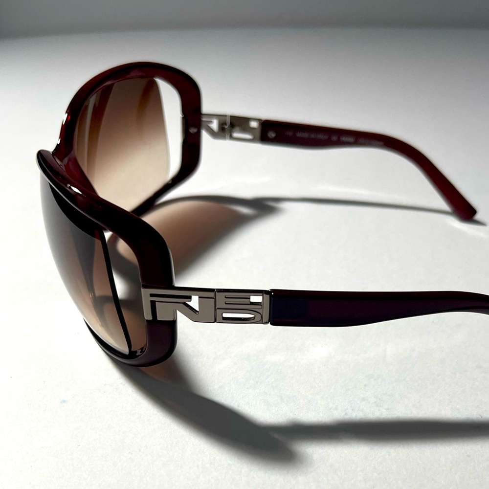 Fendi Brown/Brown Clear Lenses Fs5004 Sunglasses - Picture 8 of 10